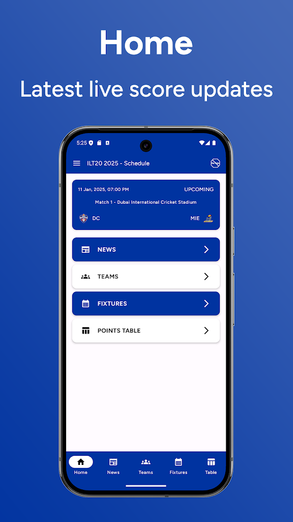 ILT20 2025/26 - Live Updates screenshot 1