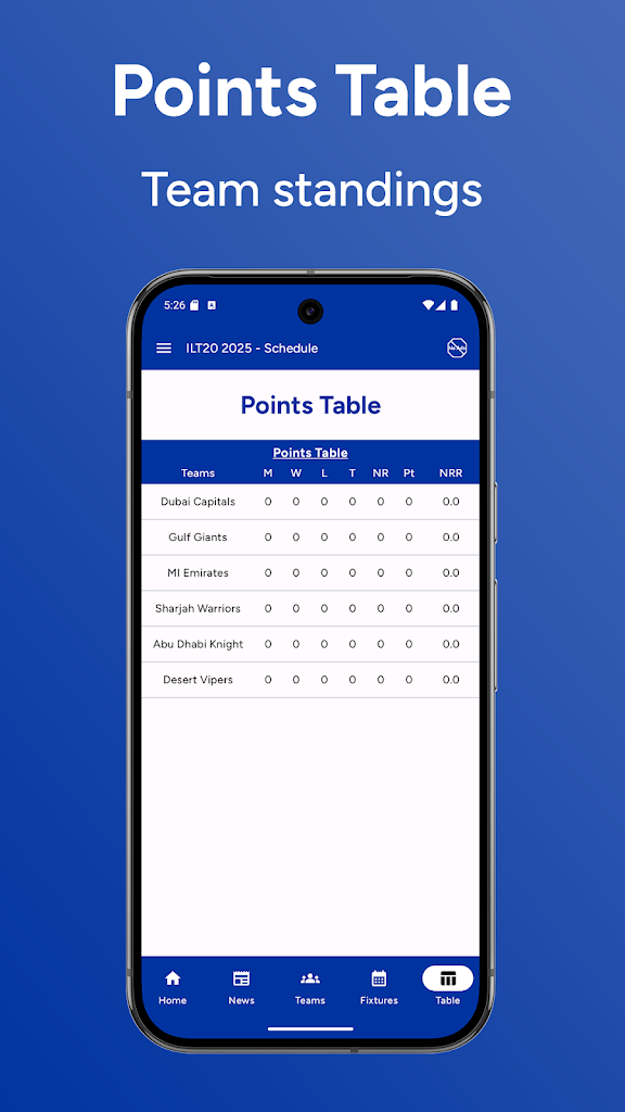 ILT20 2025/26 - Live Updates screenshot 4