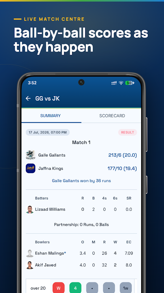 LPL 2026: Live Cricket Score screenshot 3