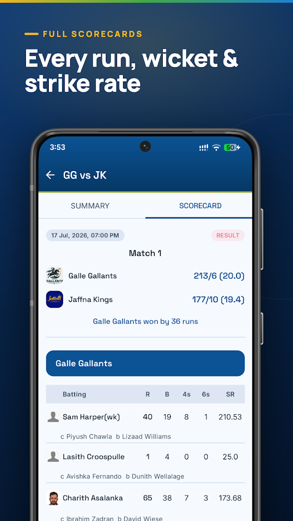 LPL 2026: Live Cricket Score screenshot 4