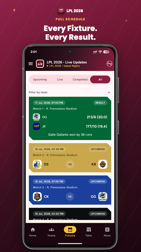 LPL Live 2026: Cricket Score screenshot 2
