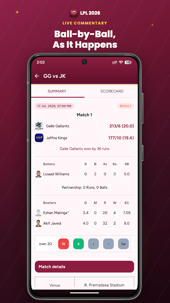 LPL Live 2026: Cricket Score screenshot 3
